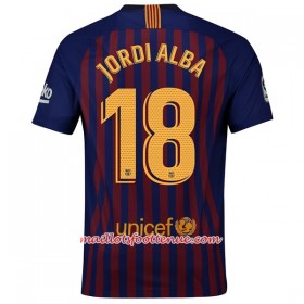 Maillot/Tenue Barcelone Jordi Alba 18 Domicile 2018/2019